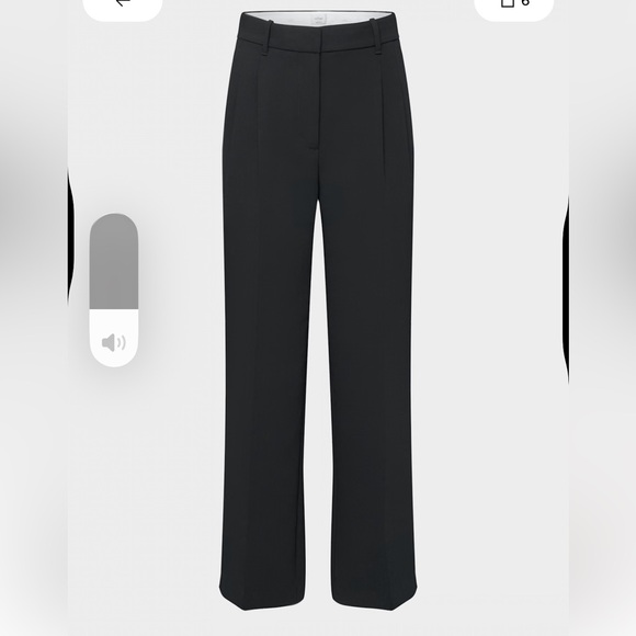 Aritzia Pants - Aritzia Black Wide-Leg Trousers